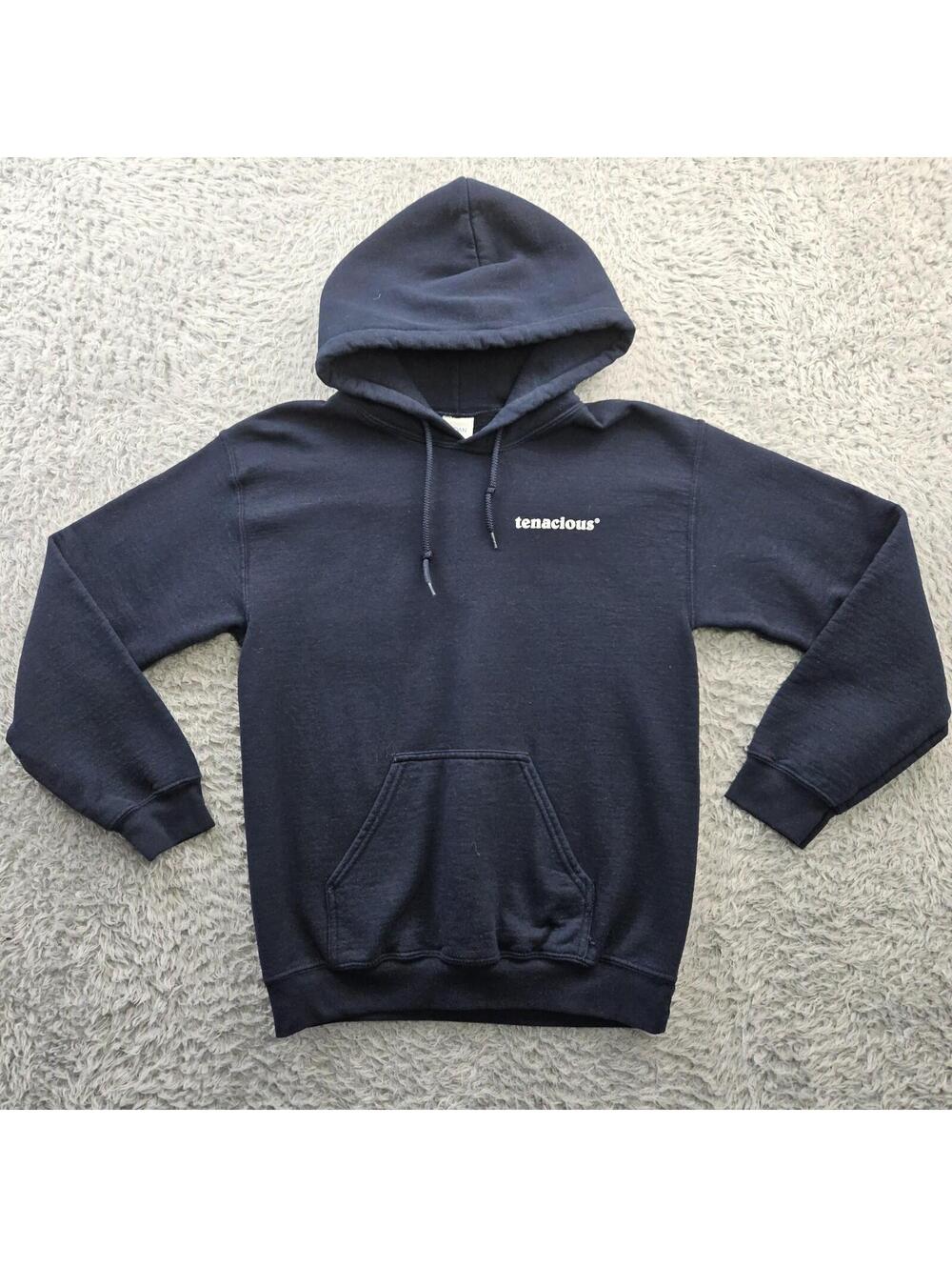 Tenacious D Hoodie Sweatshirt Post Apocalypto Men Small Blue Pullover - Picture 2 of 12